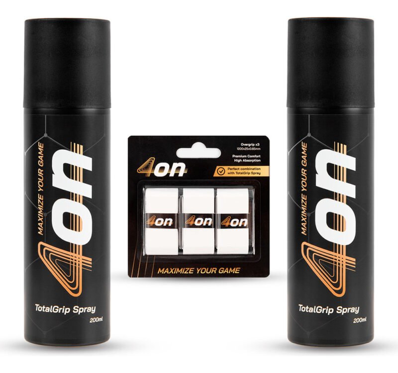Pack 4on Silver 2 Totalgrip + 1 Overgrip