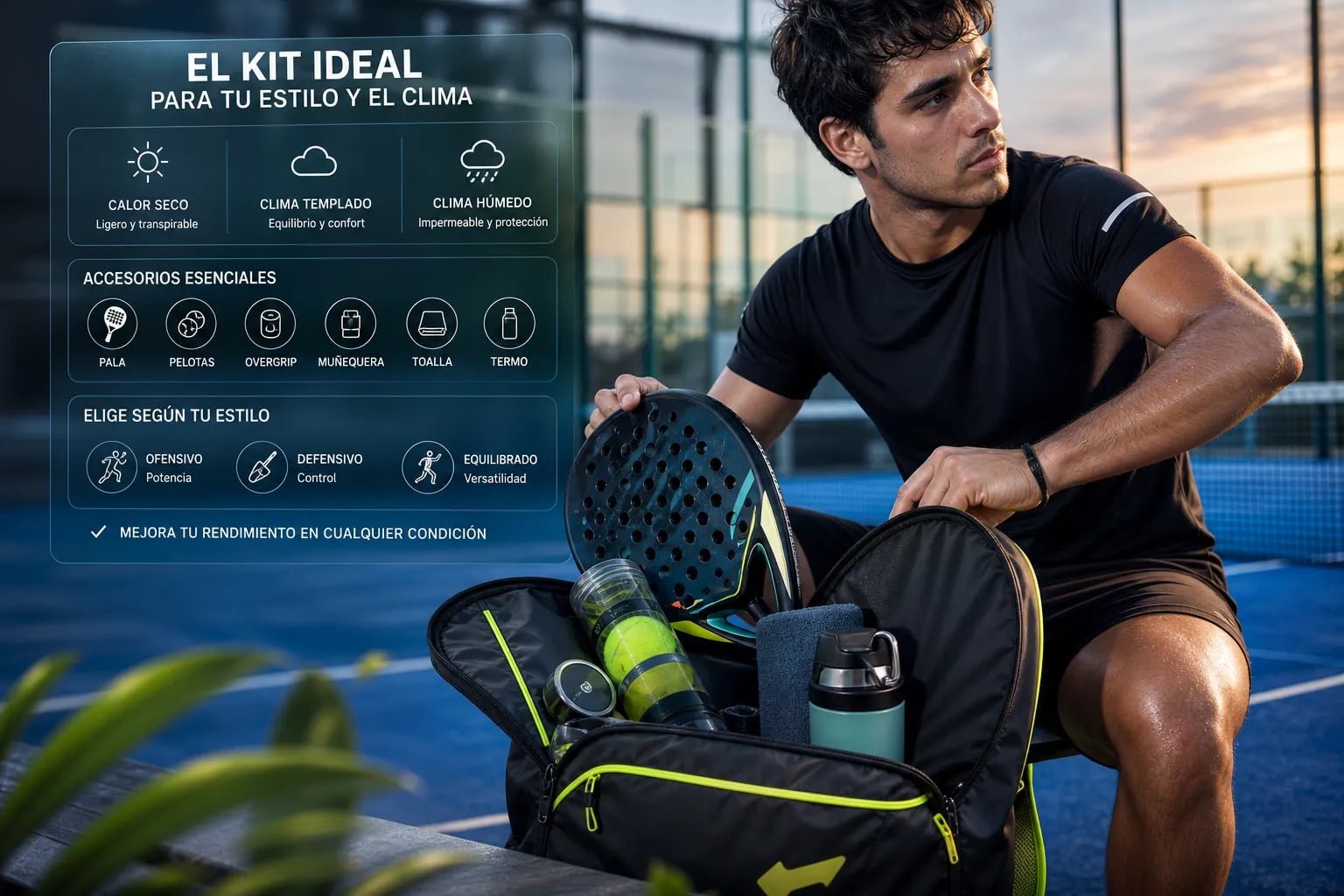 Pack de accesorios de pádel: cuál mejora tu rendimiento real - 4on México